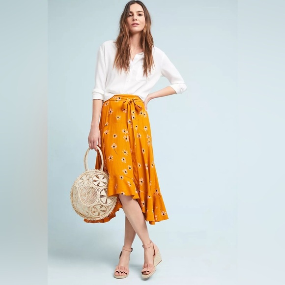 Faithfull the Brand Dresses & Skirts - Faithfull the Brand Belted Botany Skirt Size 8